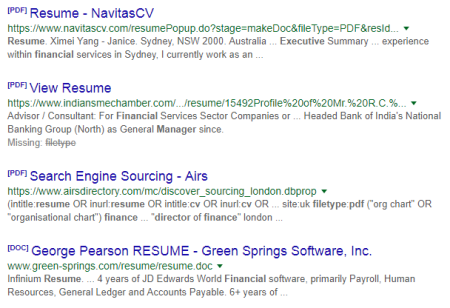 boolean search strings for recruiters pdf